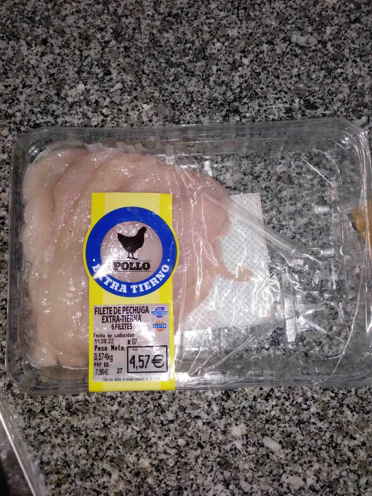Pollo extra tierno