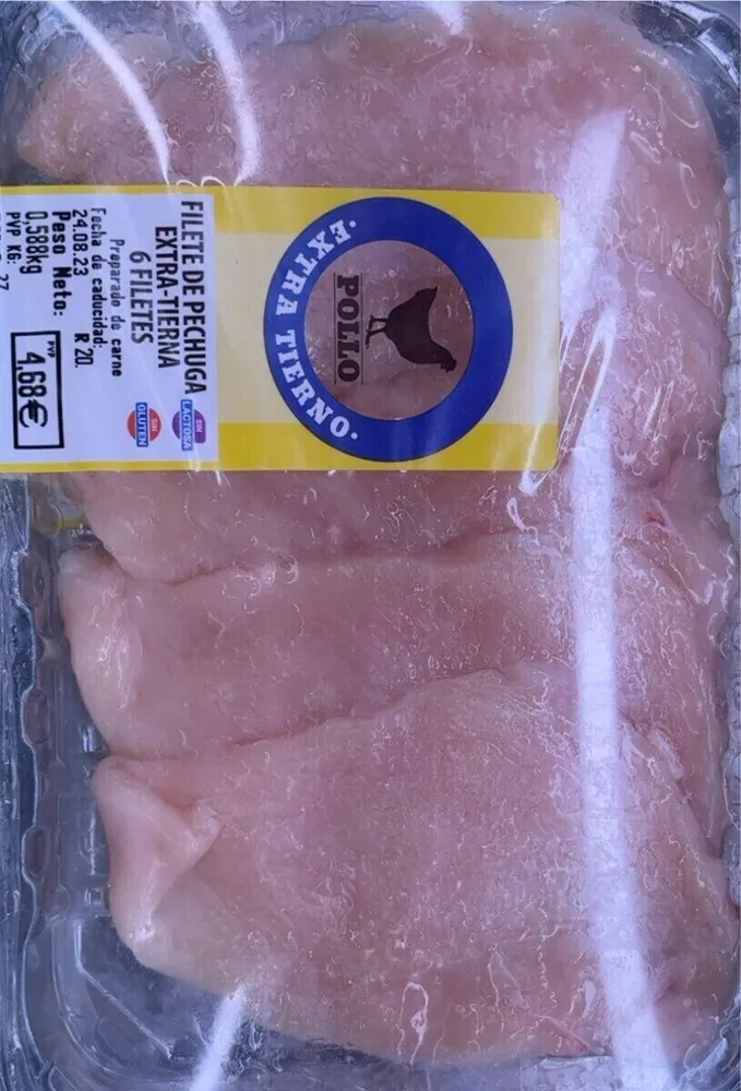 Pollo extra tierno