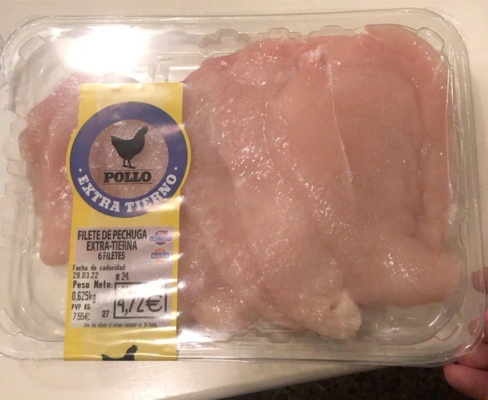 Pollo extra tierno