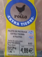 Filetes de pollo