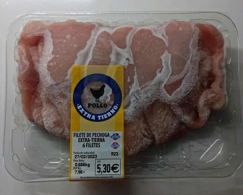 FILETE DE PECHUGA EXTRA-TIERNA 6 FILETES