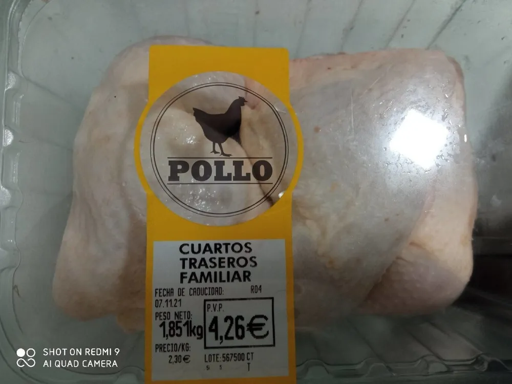 Pollo- Cuartos traseros familiar