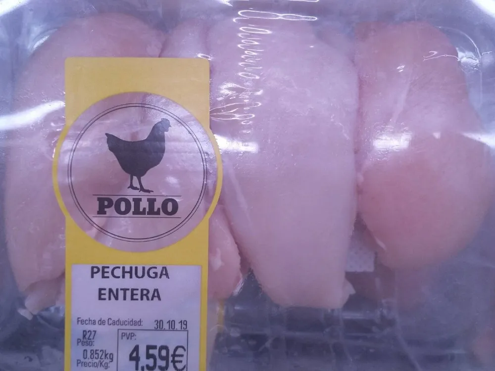 Pechuga de pollo entera