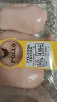 pechuga de pollo entera