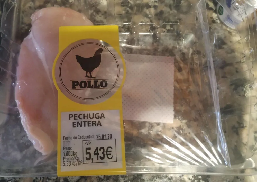 Filete de pechuga de pollo