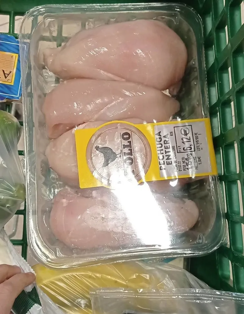 Pechugas de pollo