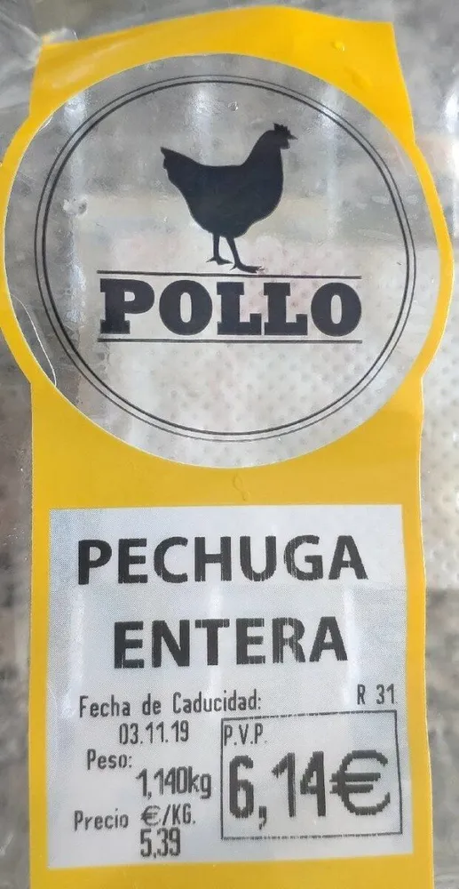 Pechuga entera