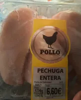 Pechuga entera de pollo