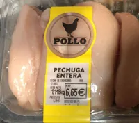 Pollo pechuga entera