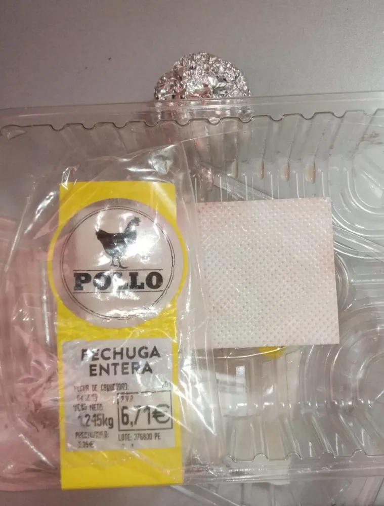 Pechuga de pollo entera