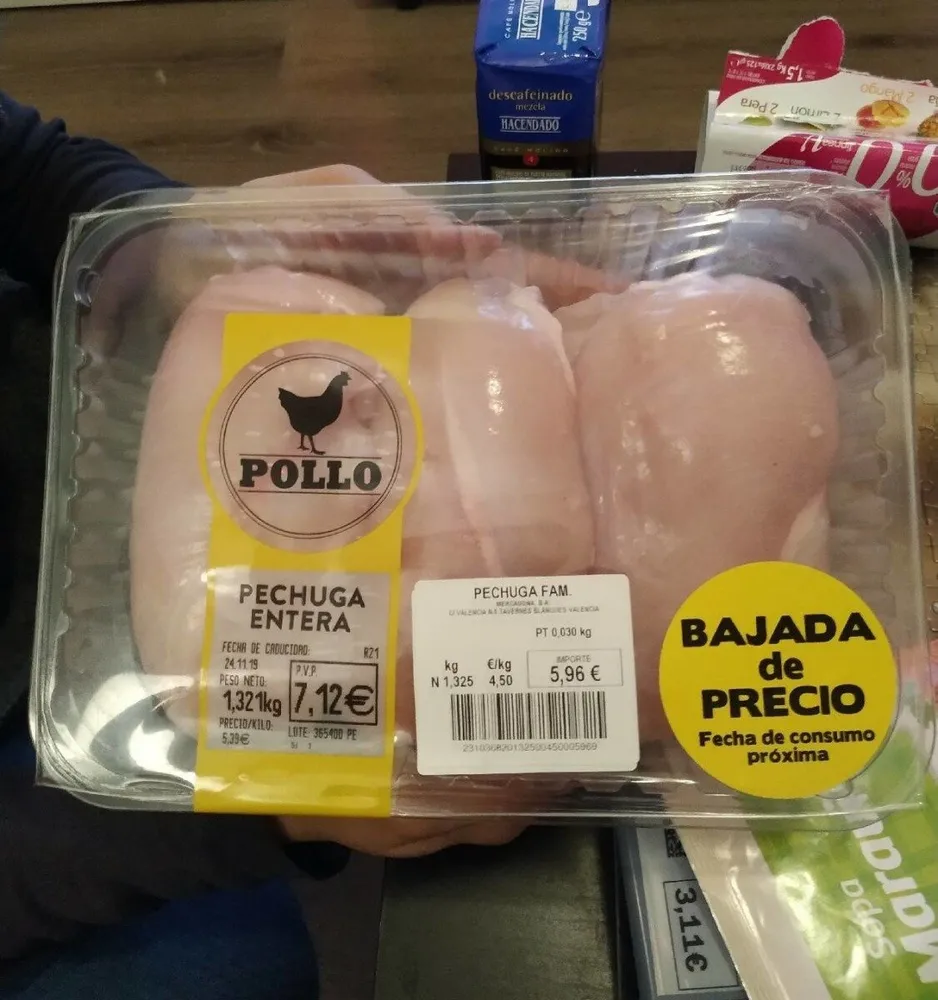 Pechuga entera