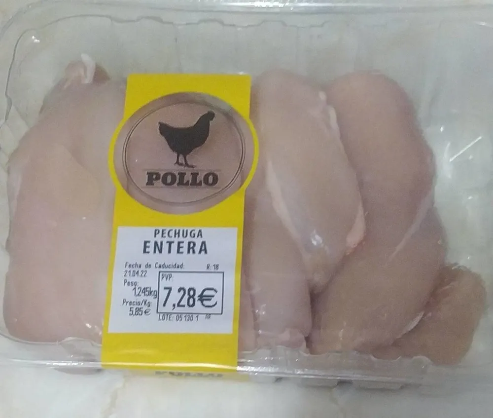Filete pechuga pollo