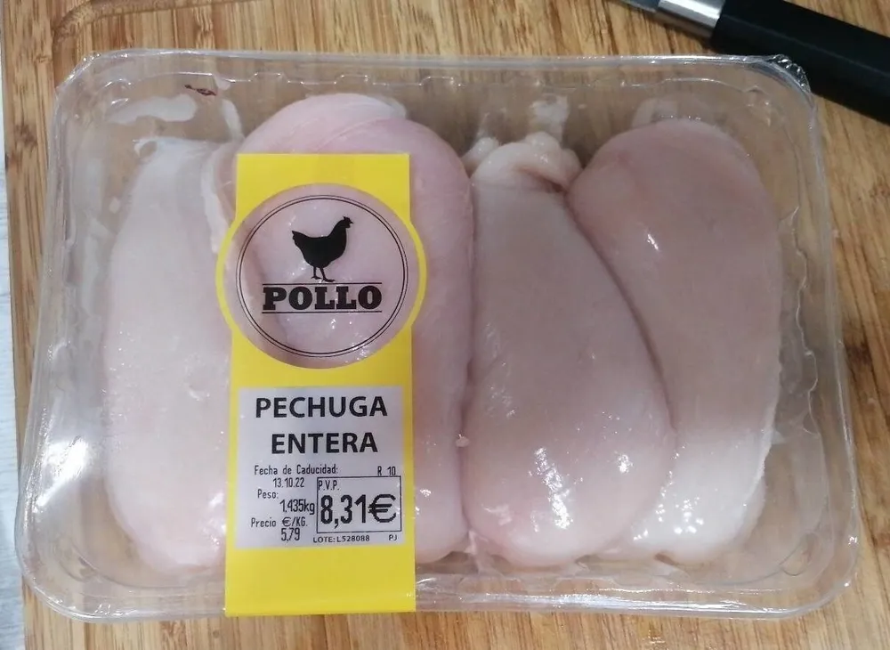 Pechuga pollo familiar