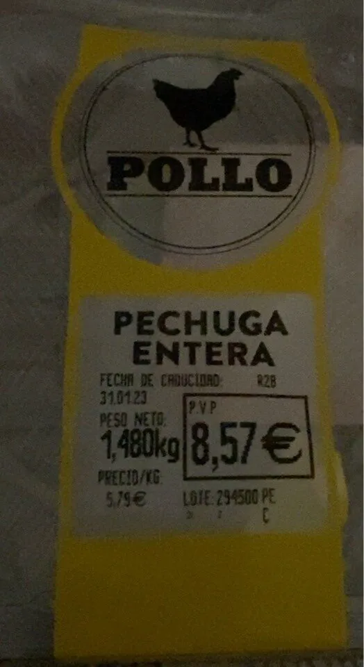 Pechuga entera