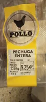Pechuga entera de pollo