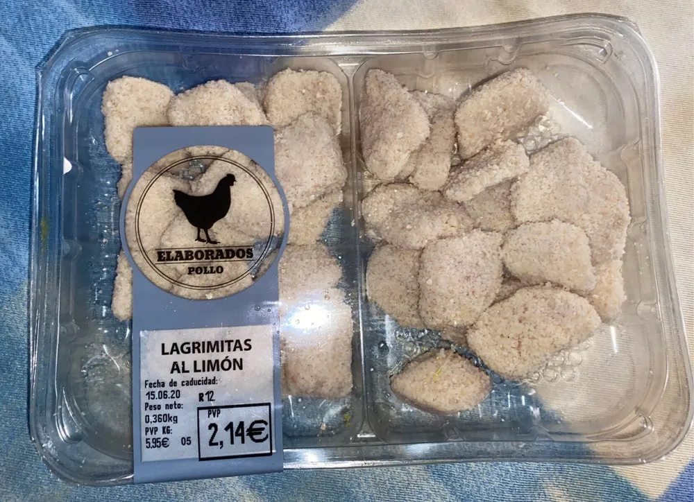 Lagrimitas al limón