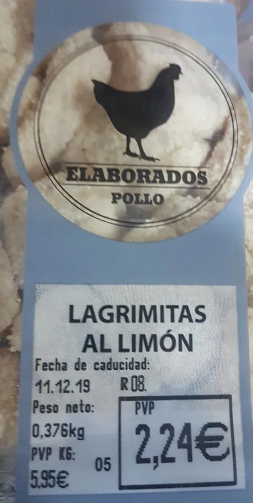 Lagrimitas al limon