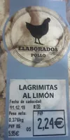 Lagrimitas al limon