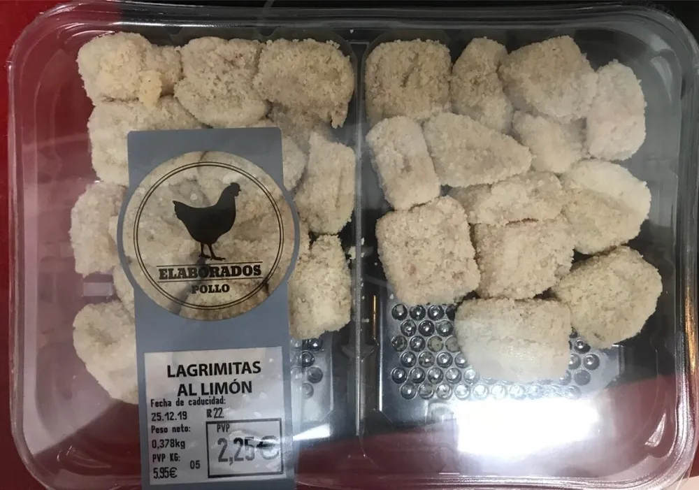 Lagrimitas al limón