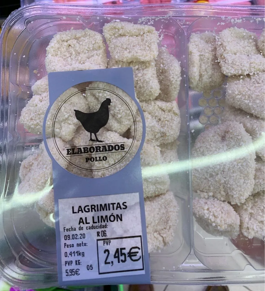Lagrimitas al limon