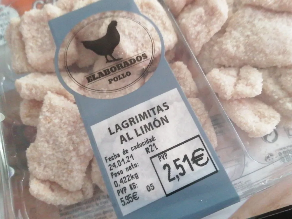 Lagrimitas al limón
