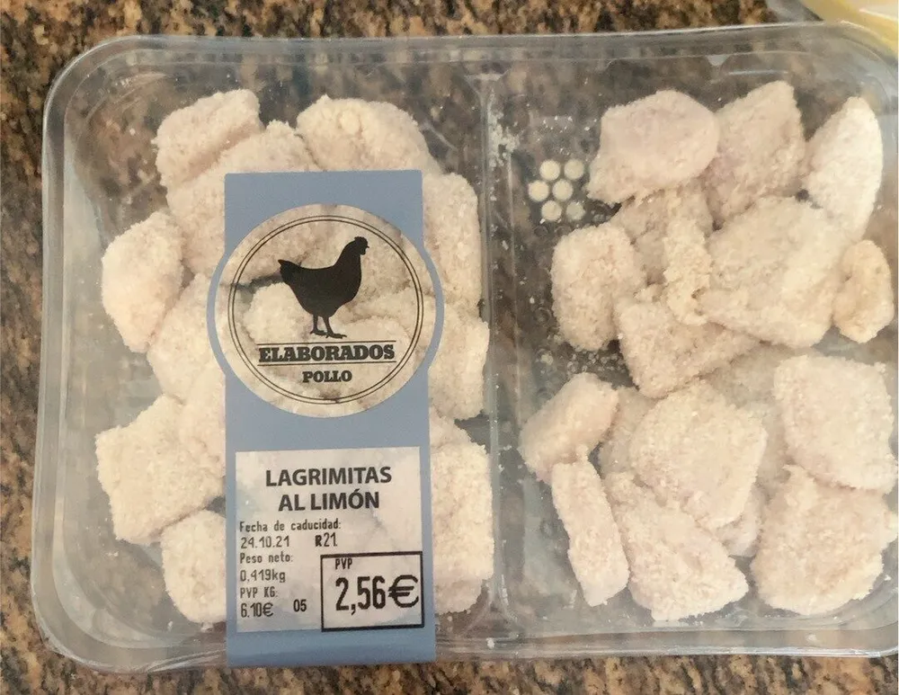 Lagrimitas al limon