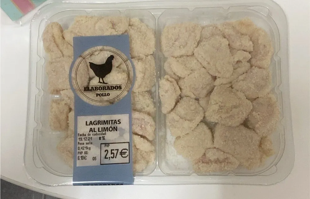 Lagrimitas al limón