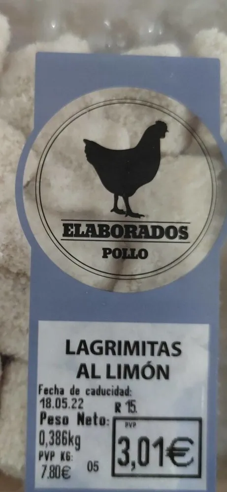 Lagrimitas al limon