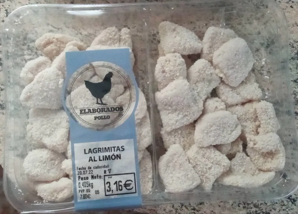 Lagrimitas al limón