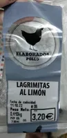Lagrimitas de pollo al limón