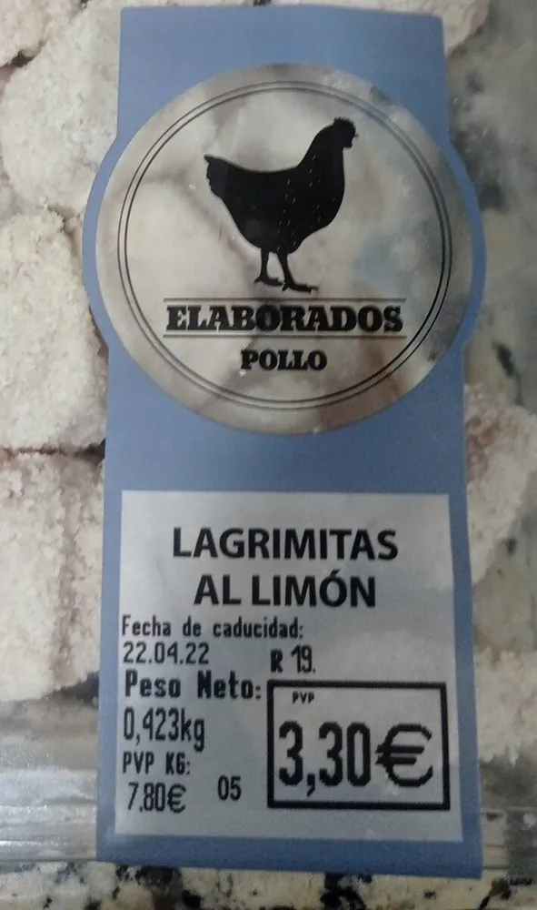 Lagrimitas al Limón
