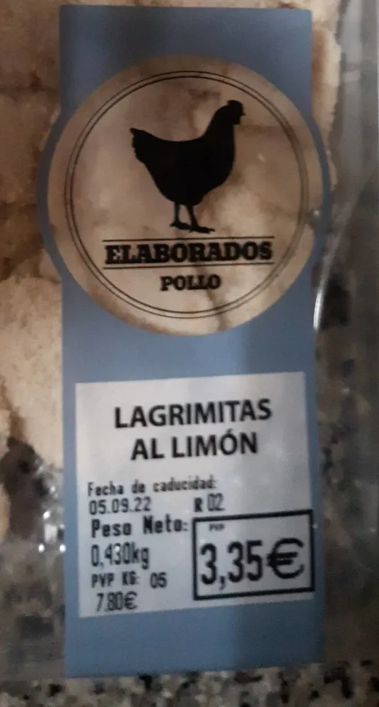 Lágrimas al limon