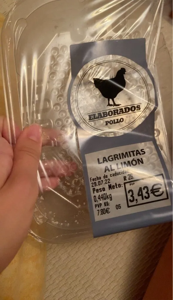 Lagrimitas al limón