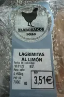 Lagrimitas al limón