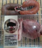 Arreglos (cerdo) preparado pringa