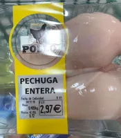 Pechuga entera de pollo