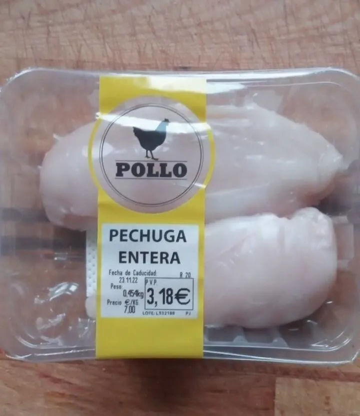 Filete de pechuga de pollo