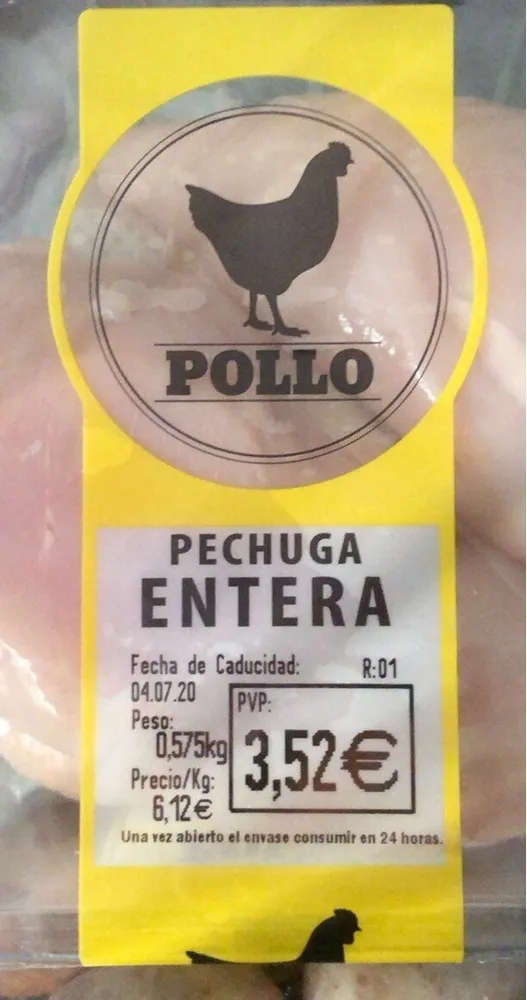 Pechugas pollo avi natur