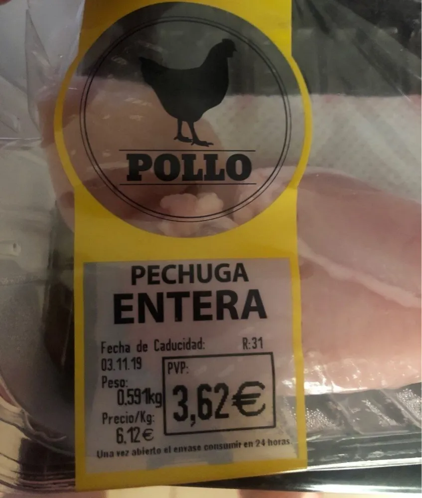 Pechuga entera