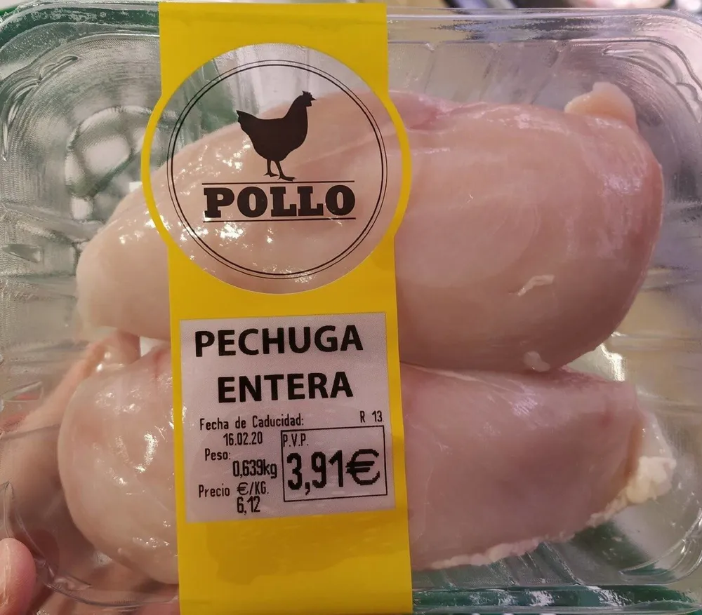 filete de pechuga de pollo