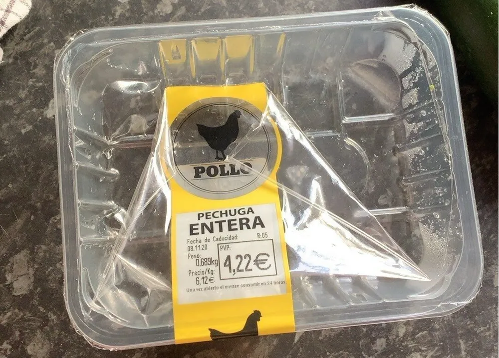 Pechuga pollo entera