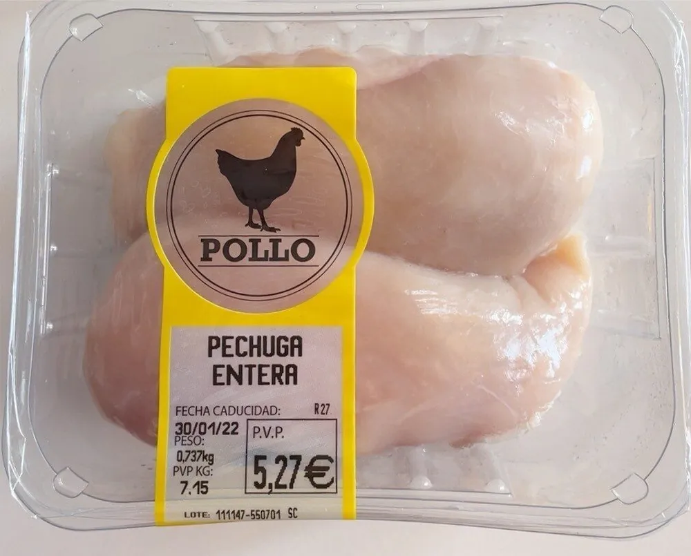 Pechuga entera pollo