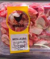 Mollejas de pollo
