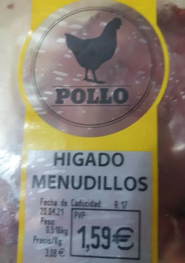 Higados de pollo