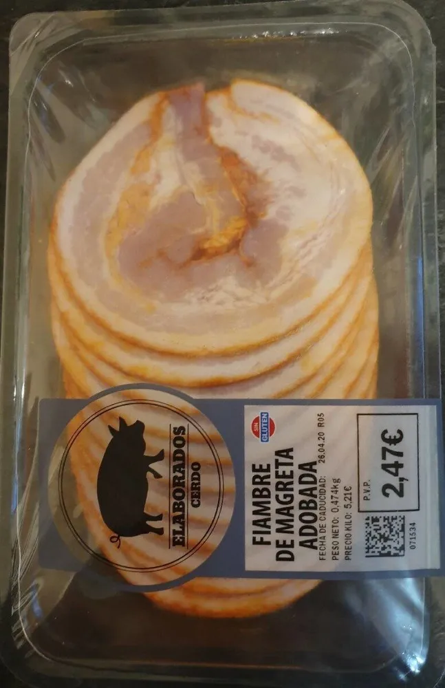 Fiambre de magreta adobada