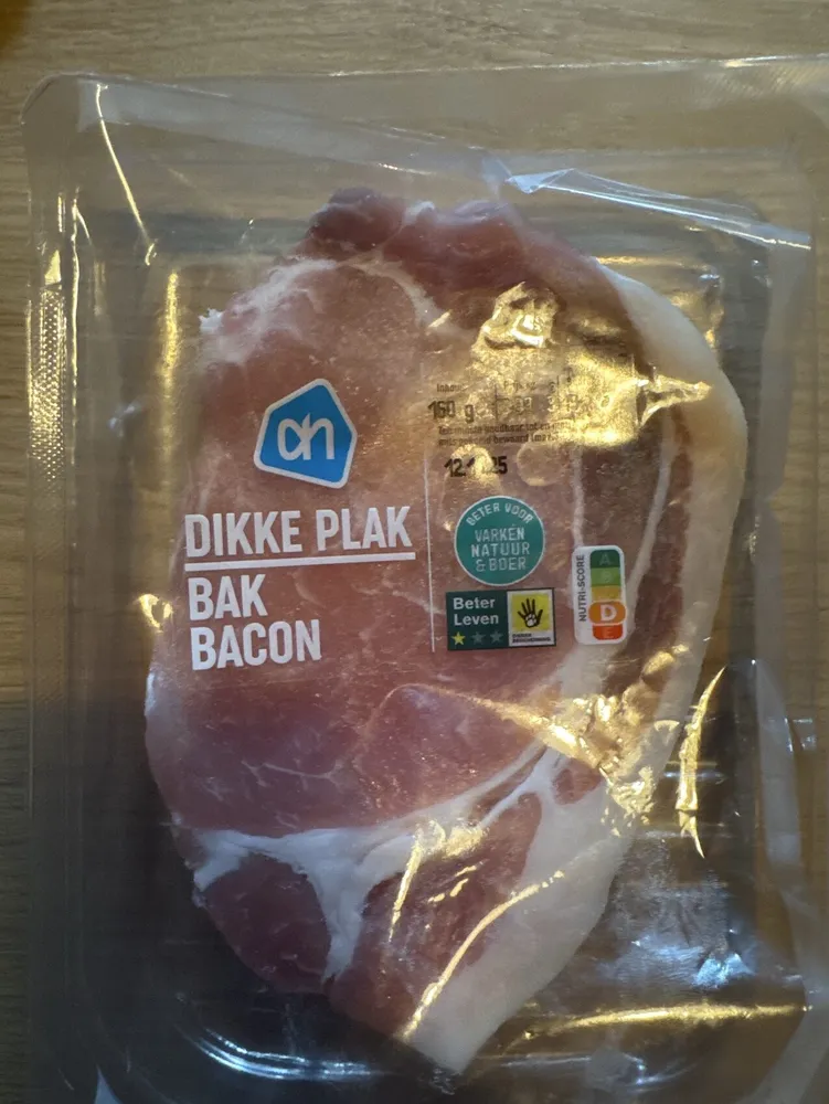 Bak Bacon Dikke Plakken