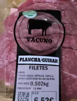 Filetes plancha guisar