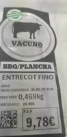 Entrecot fino vacuno