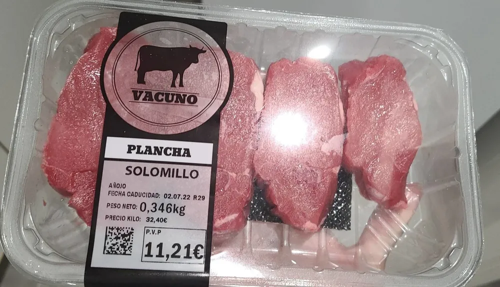 Solomillo plancha