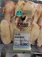 Pollo de Campo Alas Partidas